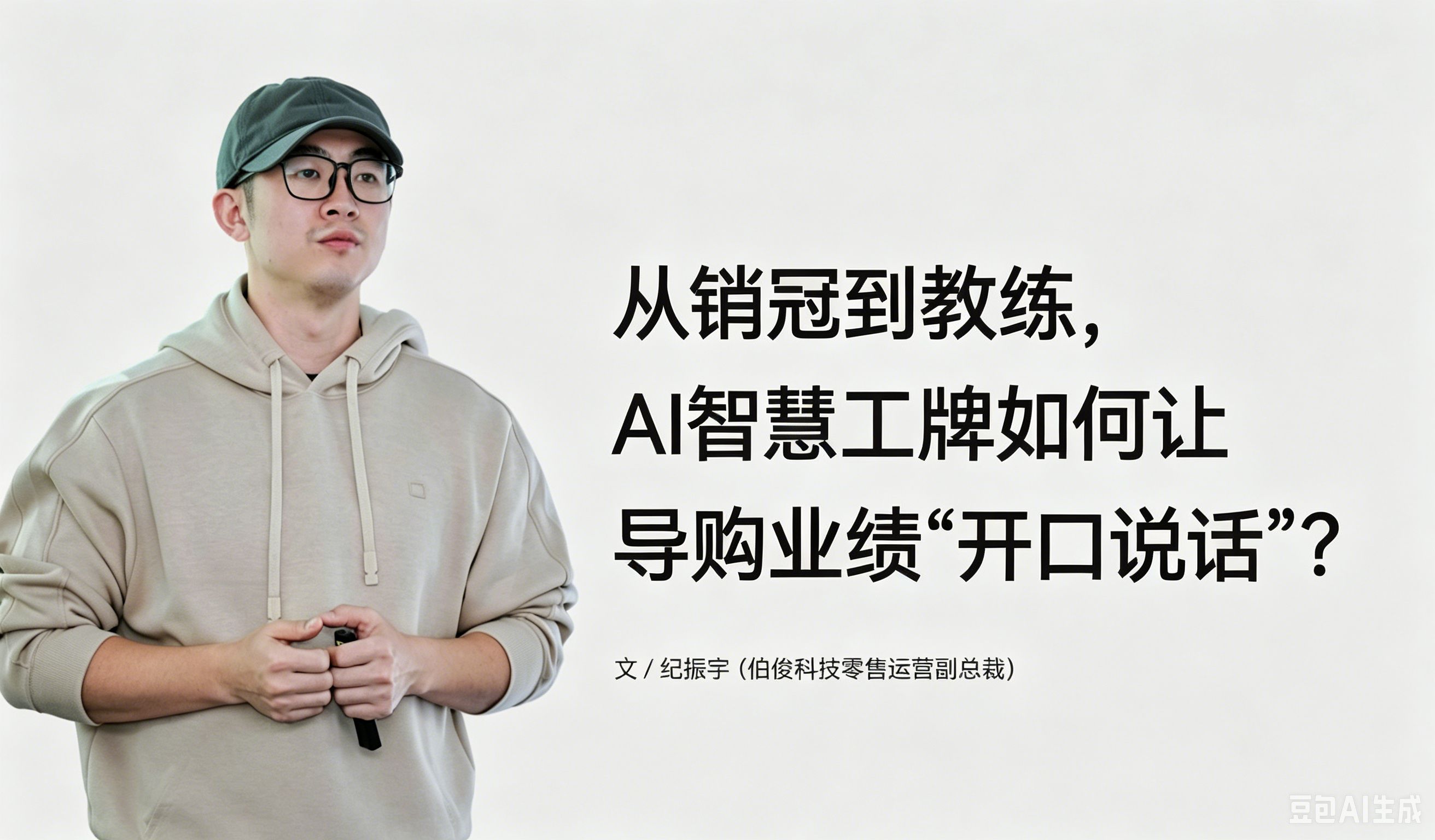 从销冠到锻练，AI智能工牌若何让导购业绩“开口措辞”？